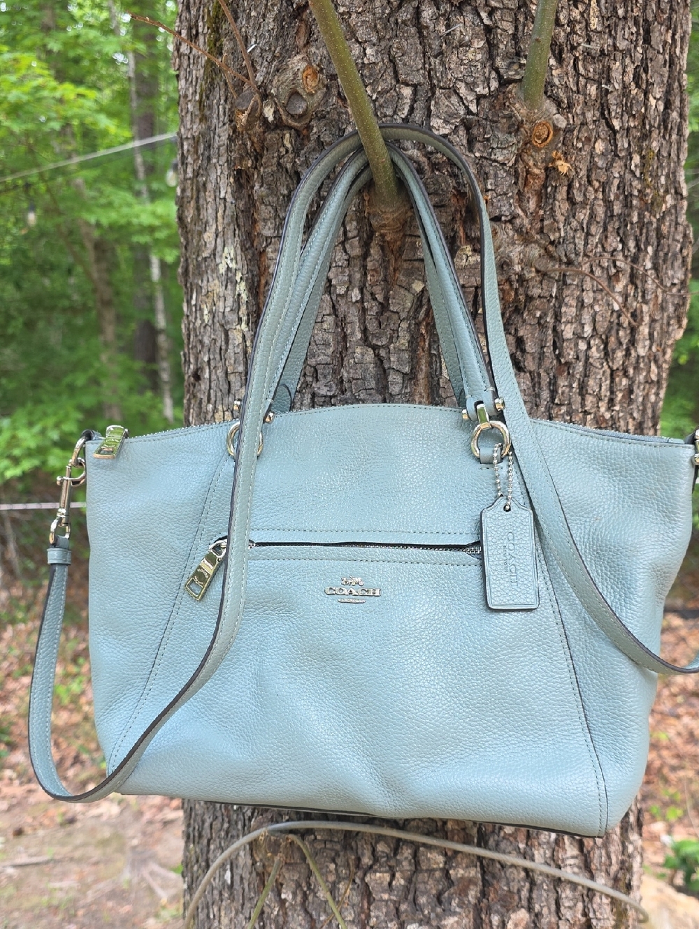 Coach Delicate Blue Praire Satchel